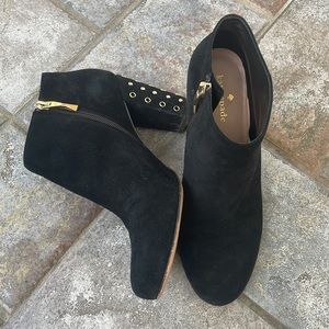 Kate Spade Suede Booties, size 7.5